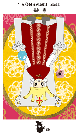 4 皇帝[逆位置] THE EMPEROR
