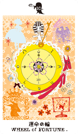 10 運命の輪[正位置] WHEEL OF FORTUNE